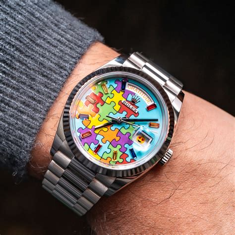 montre rolex puzzle|the day of the week rolex.